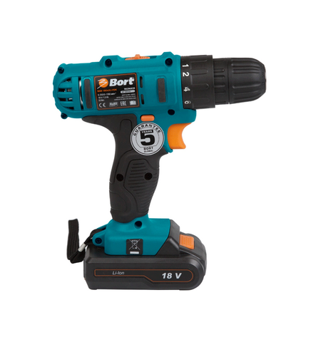 Дрель-шуруповерт Bort BAB-18Ux2Li-FDK, 3-е