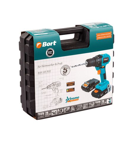 Дрель-шуруповерт Bort BAB-18X-BLK, 9-е