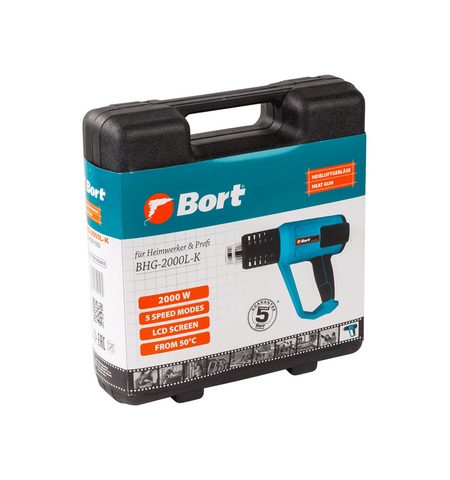 Промышленный фен Bort BHG-2000L-K, 9-е