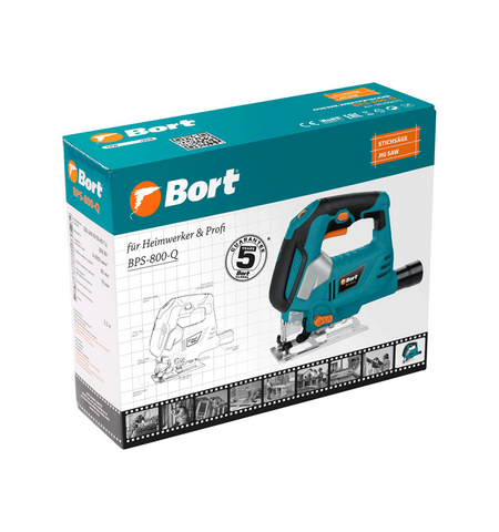 Электролобзик Bort BPS-800-Q, 9-е