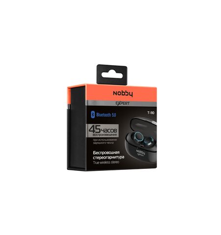 Bluetooth гарнитура Nobby Expert T-110 Black Blue, 3-е