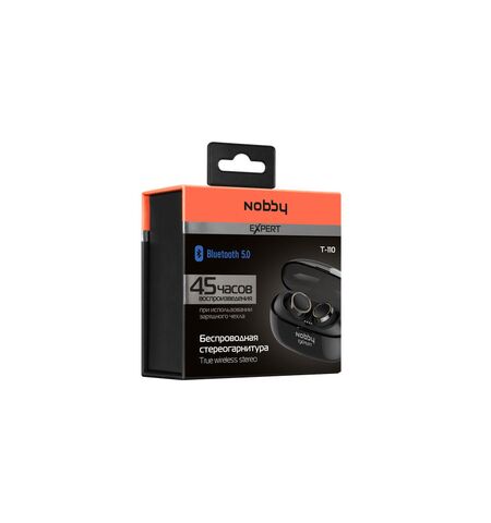 Bluetooth гарнитура Nobby Expert T-110 Black Gold, 3-е