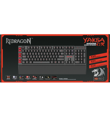 Игровая клавиатура REDRAGON YAKSA, 6-е