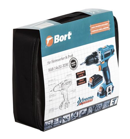 Дрель-шуруповерт Bort BAB-14x2Li-XDK, 8-е