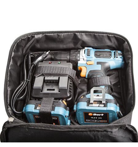 Дрель-шуруповерт Bort BAB-14x2Li-XDK, 7-е