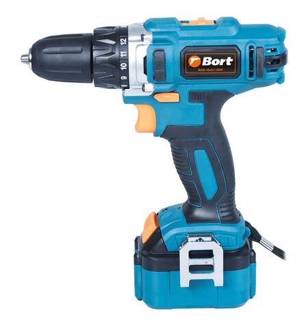 Дрель-шуруповерт Bort BAB-18x2Li-XDK, 2-е