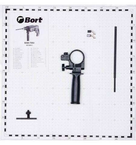 Ударная дрель Bort BSM-750U, 6-е