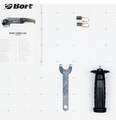Угловая шлифмашина Bort BWS-1200U-SR, 6-е