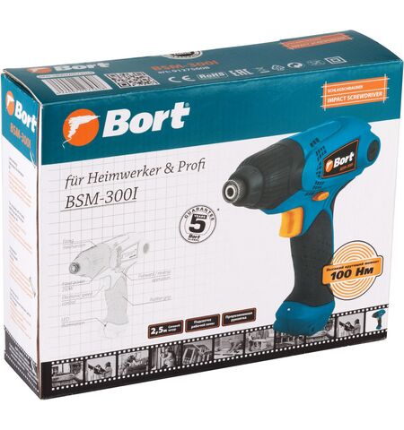 Шуруповерт Bort BSM-300I, 6-е
