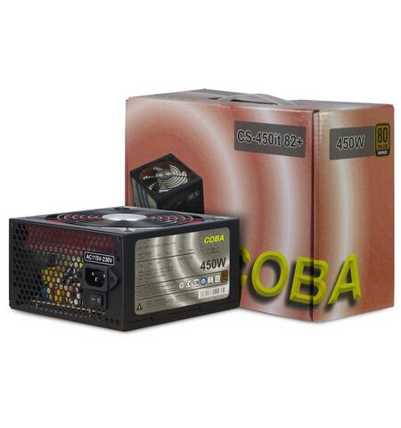 Блок питания Inter-Tech COBA CS-450it 82+ 450W, 5-е