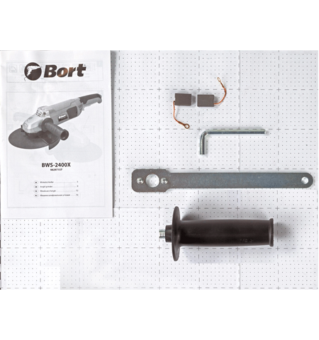 Угловая шлифмашина (болгарка) Bort BWS-2400X, 9-е