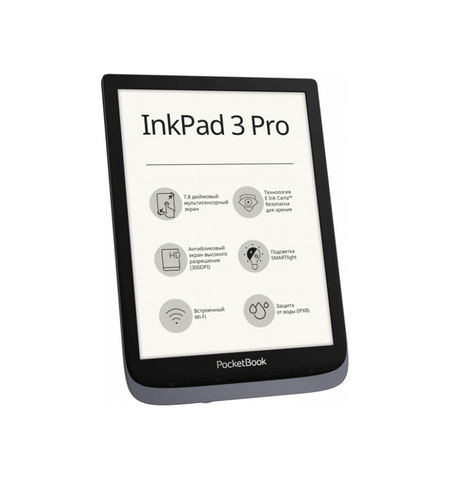 Электронная книга PocketBook InkPad 3 Pro 740 Metallic Grey (PB740-2-J-CIS), 3-е