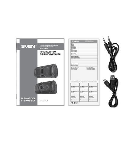 Портативная колонка SVEN PS-650, 8-е