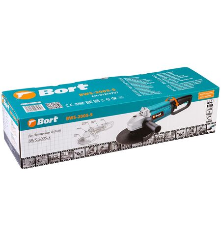 Угловая шлифмашина (болгарка) Bort BWS-2005-S, 7-е