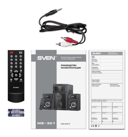 Акустическая система с Bluetooth SVEN MS-301, 7-е