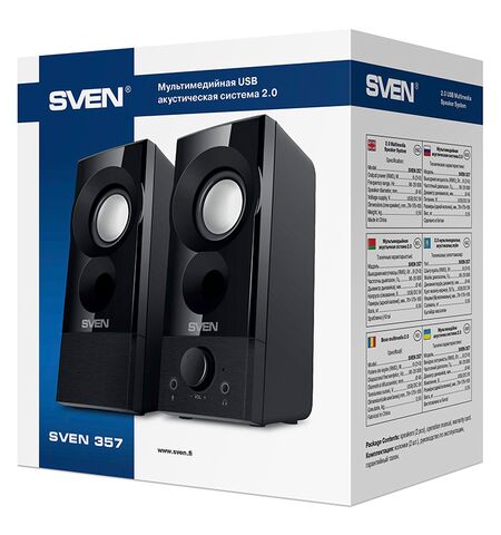 Мультимедиа акустика SVEN 357, 7-е