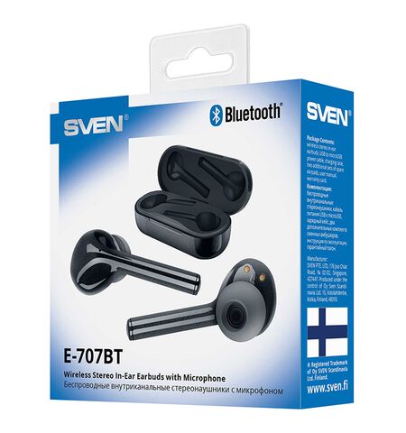 Bluetooth-стереогарнитура SVEN E-707BT, 6-е