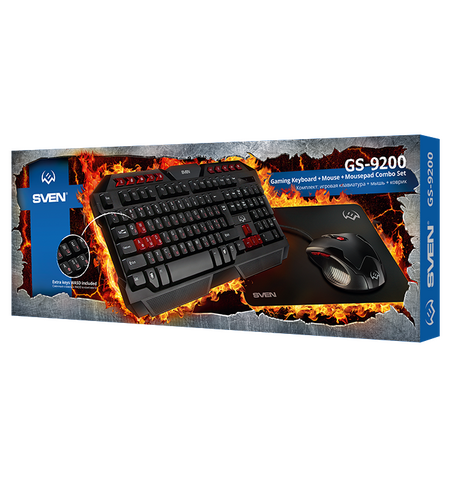 Клавиатура + мышь + коврик SVEN GS-9200, 5-е