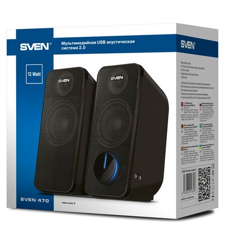 Мультимедиа акустика SVEN 470, 7-е