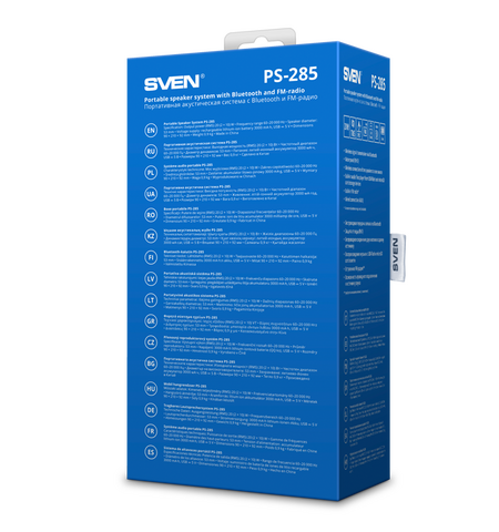 Портативная колонка SVEN PS-285, 13-е