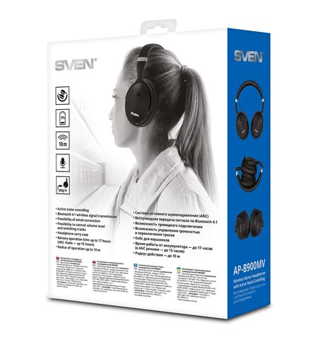 Беспроводные стереонаушники с микрофоном SVEN AP-B530MV, 8-е