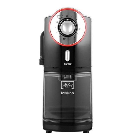 Электрическая кофемолка Melitta Molino Black Red, 2-е