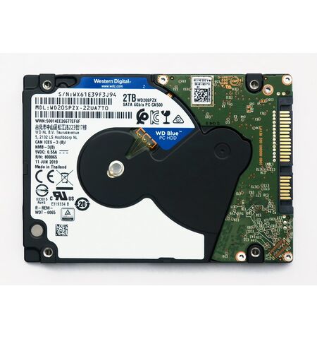 Жесткий диск WD Blue Mobile 2TB (WD20SPZX), 2-е