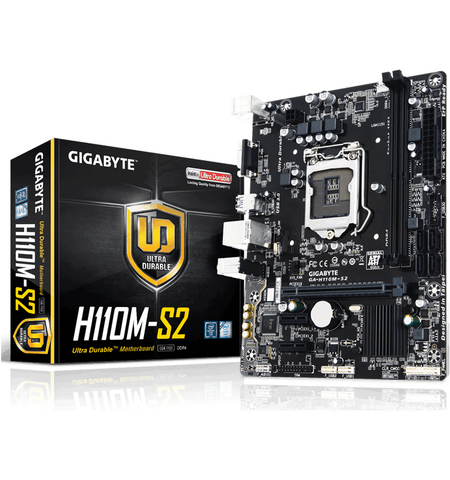 Материнская плата GIGABYTE GA-H110M-S2 (rev. 1.0), 4-е
