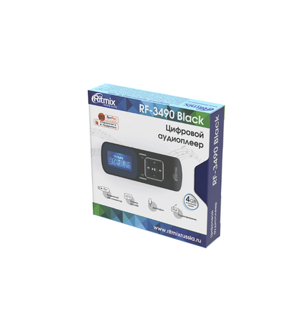 MP3 плеер Ritmix RF-3490 4GB Black, 6-е