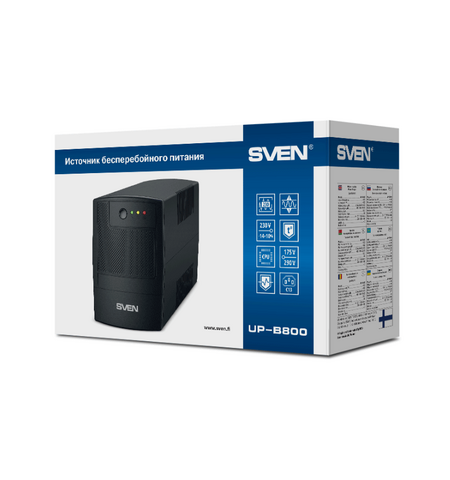 Источник бесперебойного питания SVEN UP-B800, 4-е фото товара в интерент-магазине freenet.by Источник бесперебойного питания SVEN UP-B800, 4-е