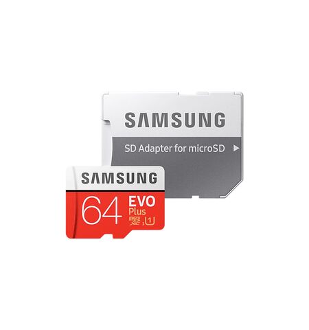 Карта памяти Samsung EVO Plus microSDXC 64GB Class 10 UHS-I U1 with SD Adapter (MB-MC64HA), 2-е фото товара в интерент-магазине freenet.by Карта памяти Samsung EVO Plus microSDXC 64GB Class 10 UHS-I U1 with SD Adapter (MB-MC64HA), 2-е