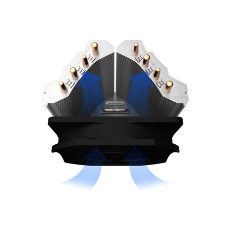 Кулер для процессора Zalman CNPS11X Performa+, 4-е