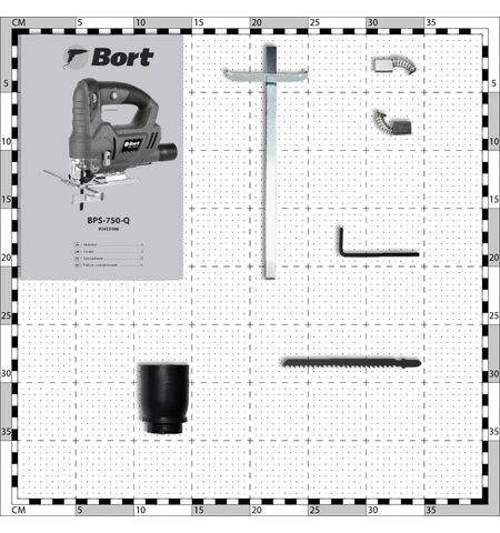 Электролобзик Bort BPS-750-Q, 9-е