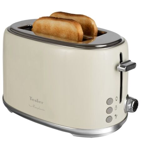Тостер Tesler TT-255 Beige, 2-е