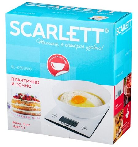 Кухонные весы Scarlett SC-KS57B10, 4-е