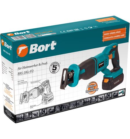Сабельная пила Bort BRS-18Li-FD, 7-е фото товара в интерент-магазине freenet.by Сабельная пила Bort BRS-18Li-FD, 7-е