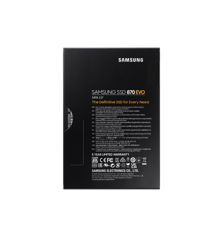 SSD Samsung 870 EVO 500GB (MZ-77E500BW), 7-е
