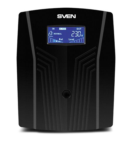 Источник бесперебойного питания SVEN PRO 1500 (LCD, USB), 2-е фото товара в интерент-магазине freenet.by Источник бесперебойного питания SVEN PRO 1500 (LCD, USB), 2-е