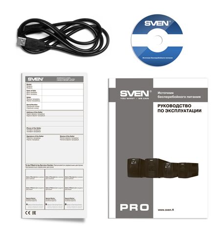 Источник бесперебойного питания SVEN PRO 1500 (LCD, USB), 4-е фото товара в интерент-магазине freenet.by Источник бесперебойного питания SVEN PRO 1500 (LCD, USB), 4-е