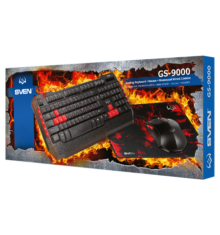 Клавиатура + мышь с ковриком SVEN GS-9000, 16-е