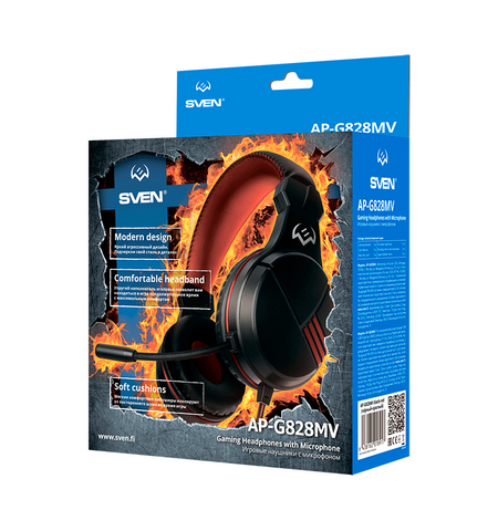 Игровые наушники с микрофоном SVEN AP-G828MV, 6-е