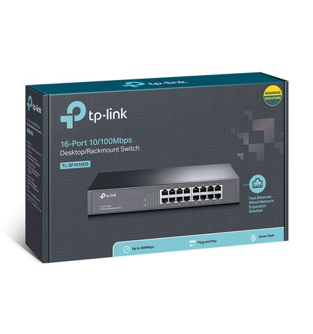Коммутатор TP-Link TL-SF1016DS, 4-е