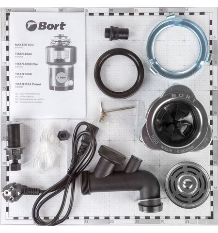 Измельчитель пищевых отходов Bort Titan 4000 Plus, 8-е