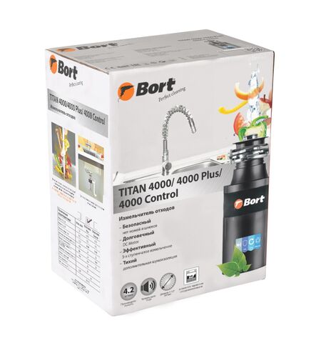 Измельчитель пищевых отходов Bort Titan 4000 Plus, 6-е