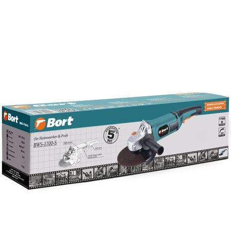 Угловая шлифмашина (болгарка) Bort BWS-1700-S, 8-е