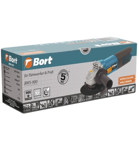 Угловая шлифмашина (болгарка) Bort BWS-900, 5-е