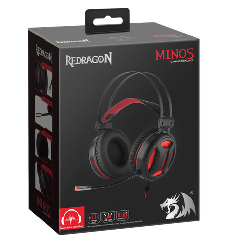 Наушники с микрофоном Redragon Minos, 10-е
