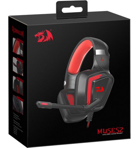 Наушники с микрофоном REDRAGON MUSES 2, 12-е