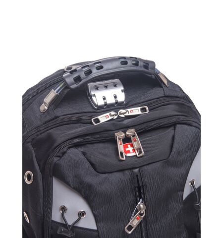 Рюкзак No Brand 7016 +SWISSGEAR Black, 6-е