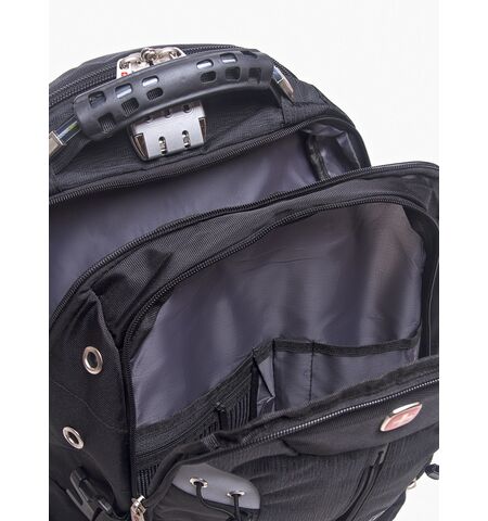 Рюкзак No Brand 7016 +SWISSGEAR Black, 7-е